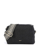 Abro Raffia Kaia Bolsa tiracolo black/gold