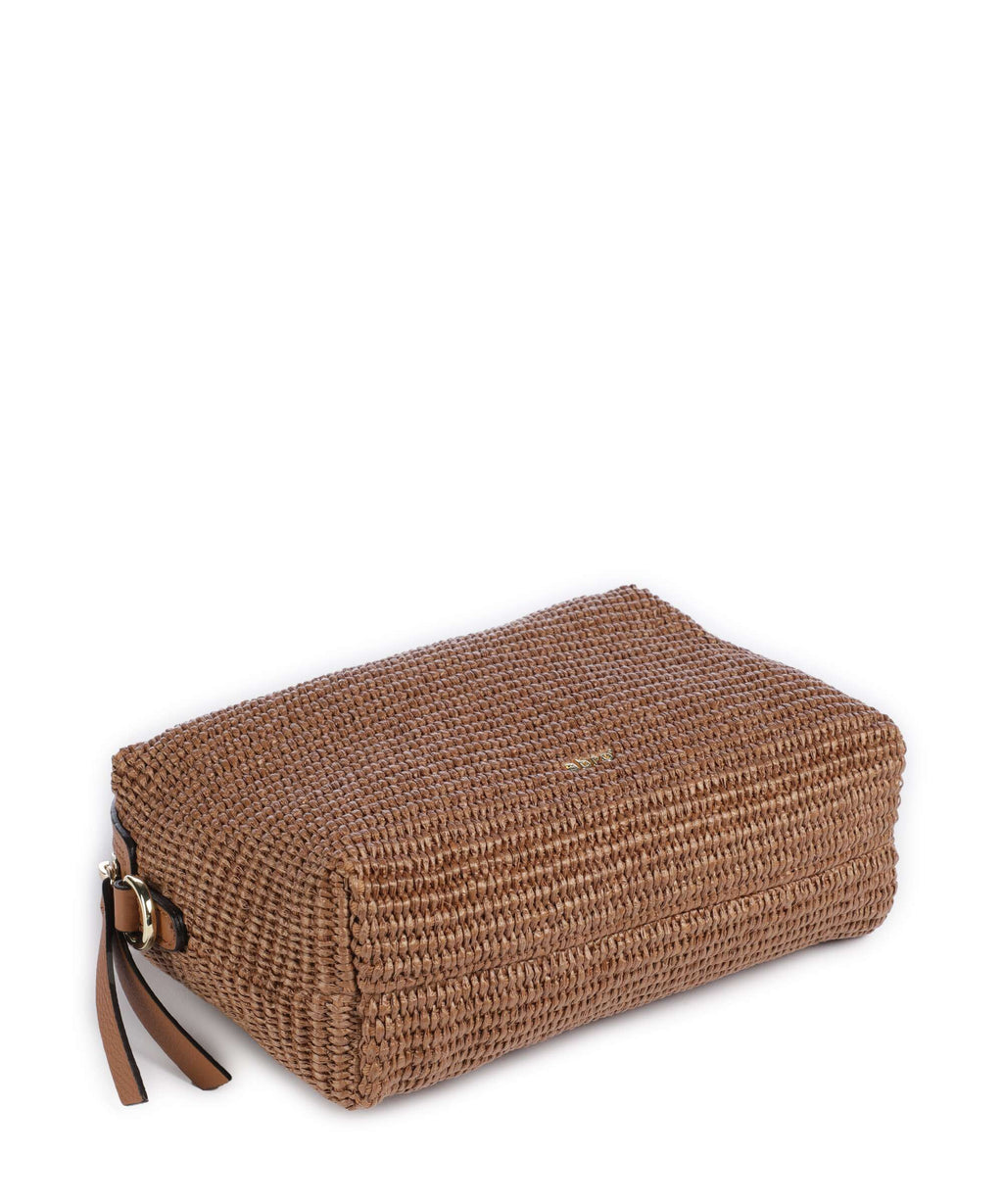 Abro Raffia Kaia Crossbody bag cuoio
