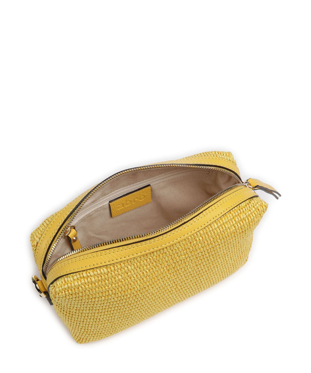 Abro Raffia Kaia Crossbody bag zabaione