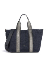 Abro Raffia Kaia bolsa shopper navy