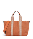 Abro Raffia Kaia bolsa shopper orange