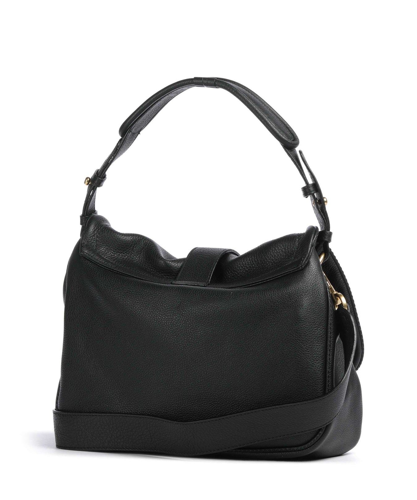 Abro Dalia Star Saddle Hobo bag black/gold