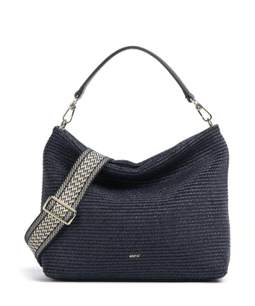 Abro Raffia Kaia Saco de balde navy
