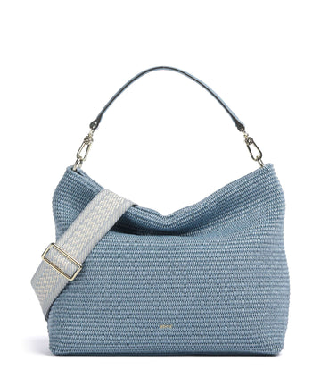 Abro Raffia Kaia Saco de balde light blue/fairy