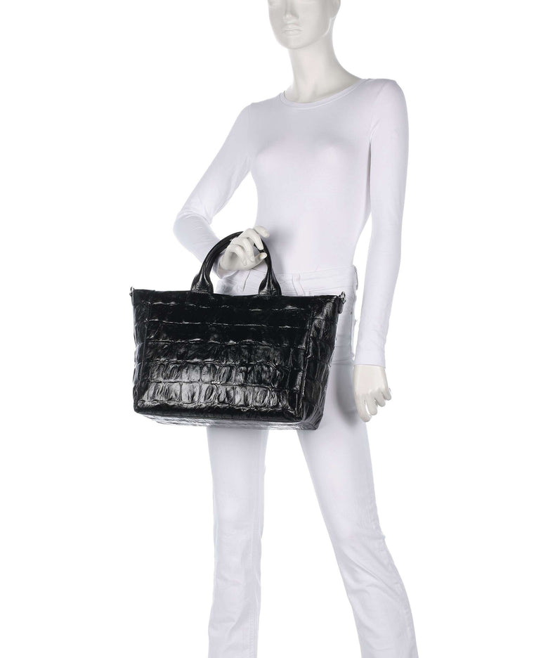 Abro Maxi Cocco Mia Handbag black/nickel