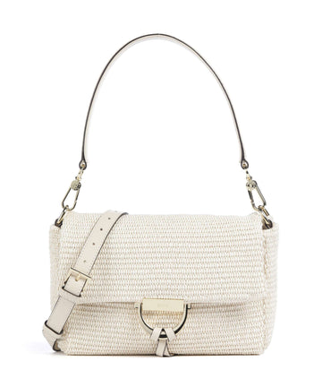 Abro Raffia Temi Bolsa tiracolo beige