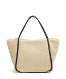 Abro Maglia Raffia Willow bolsa shopper natural/black