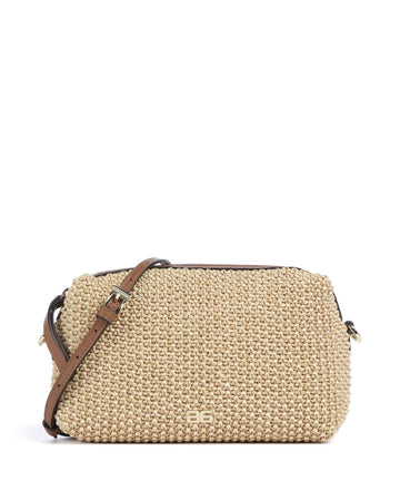 Abro Maglia Raffia Kaia Bolsa tiracolo natural
