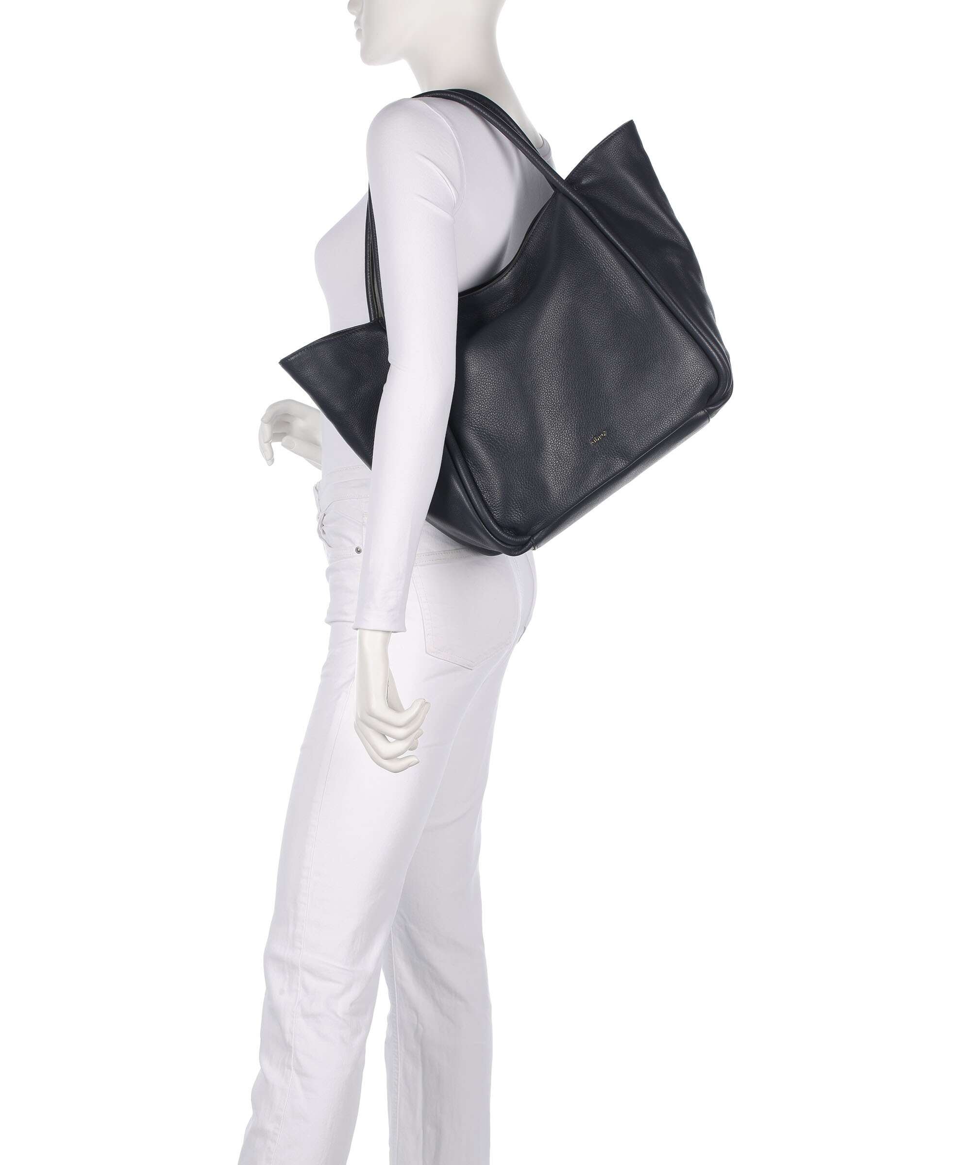 Abro Dalia Willow Tote bag navy