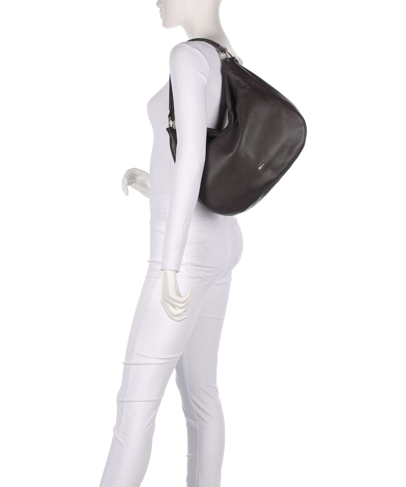 Abro Dalia Mia Hobo bag dark brown