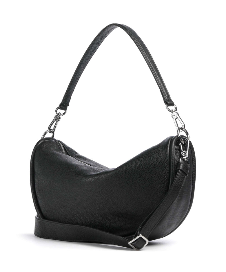 Abro Dalia Willow Hobo bag black/nickel