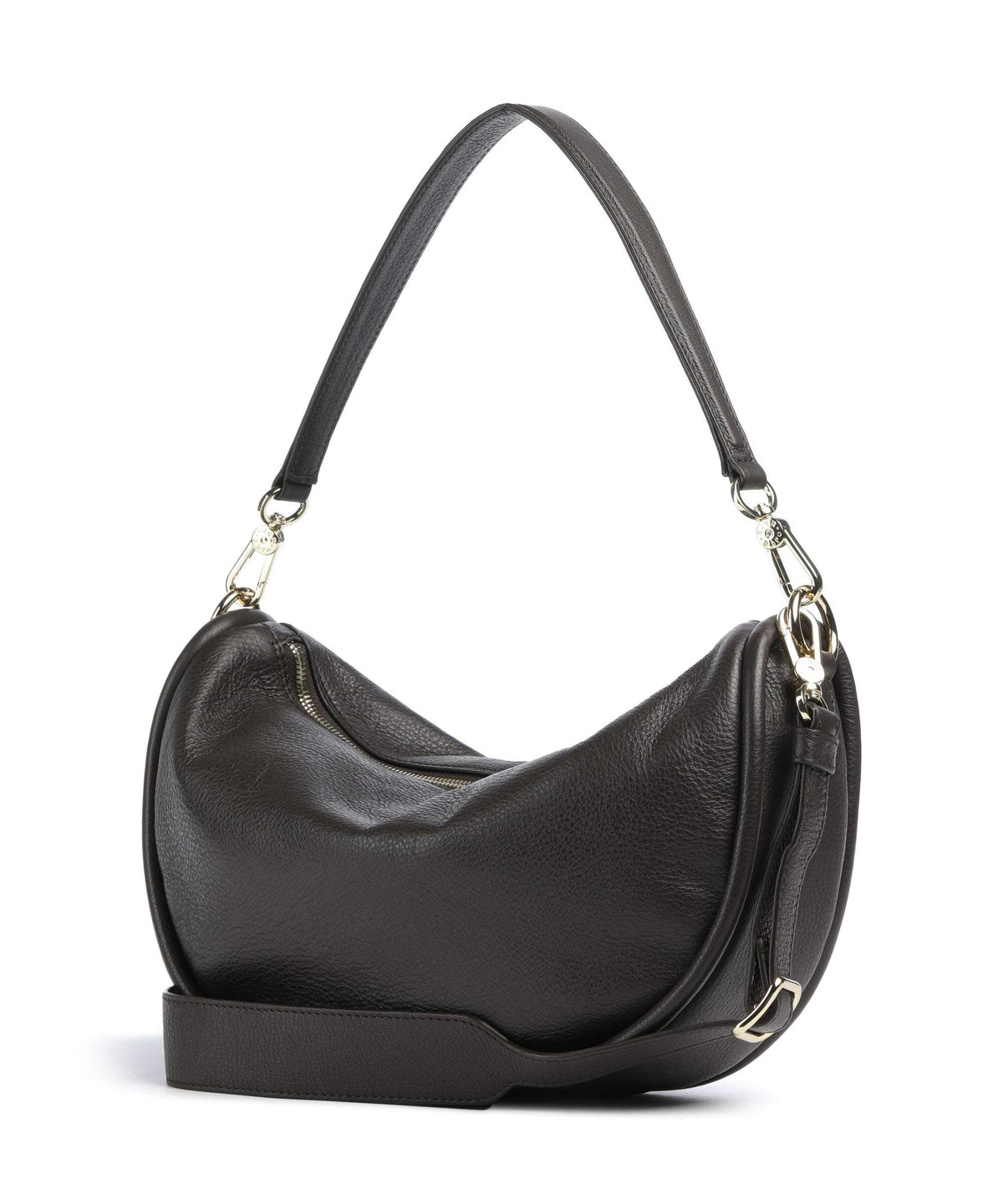 Abro Dalia Willow Hobo bag dark brown