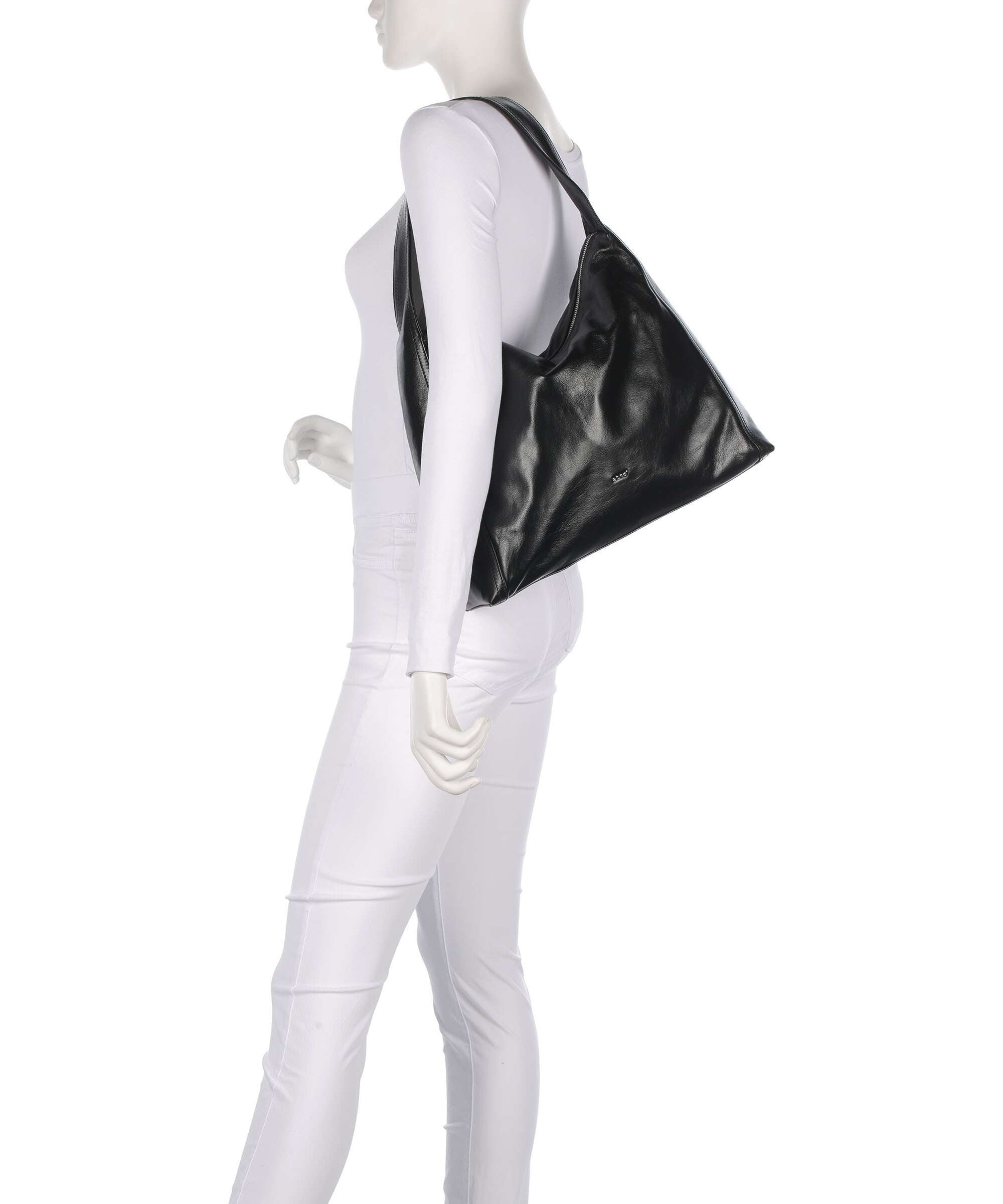 Abro Dioniso Amber Hobo bag black/nickel