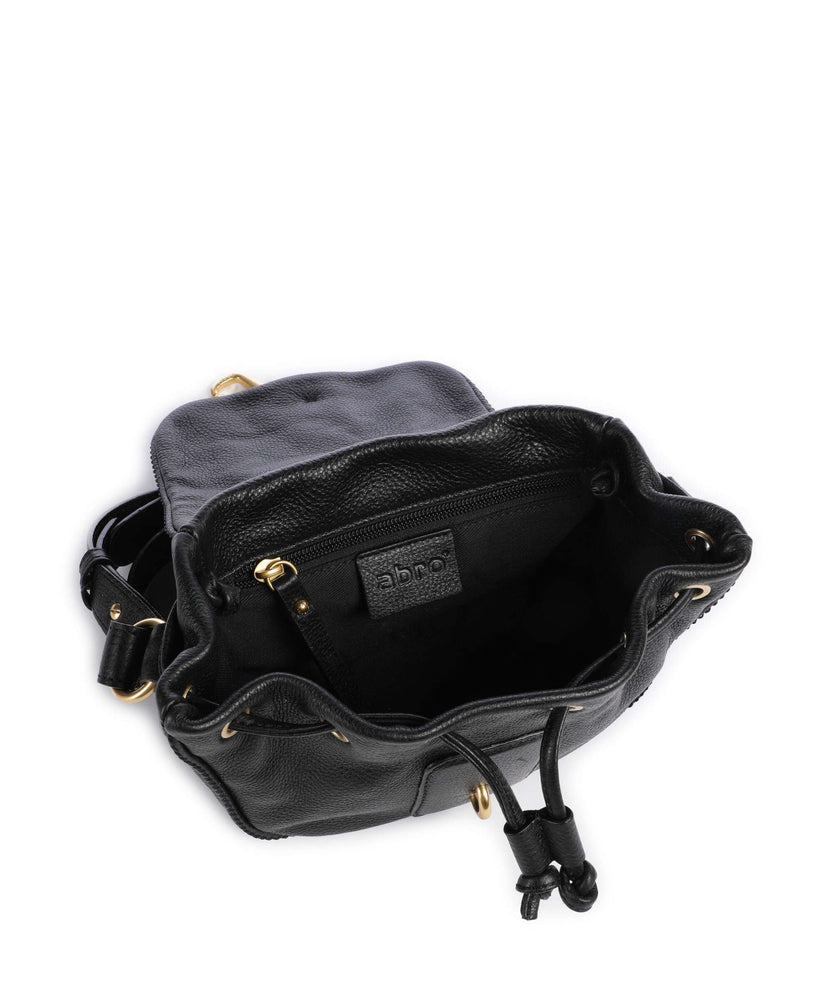 Abro Dalia Star Saddle Crossbody bag black/gold