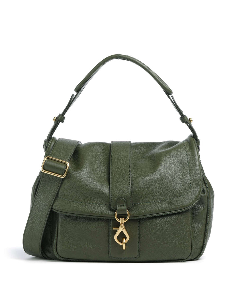 Abro Dalia Star Saddle Hobo bag oliv