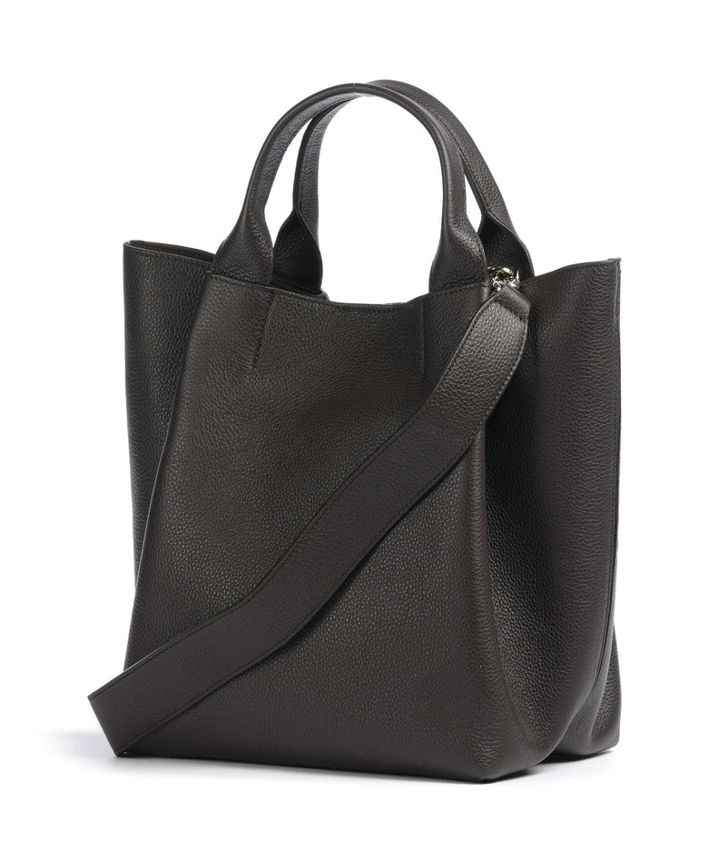 Abro Agave Essential Medium Handbag dark brown