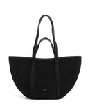 Abro Suede Cosmo Medium bolsa shopper black/nickel