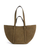 Abro Suede Cosmo Medium bolsa shopper military