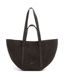 Abro Suede Cosmo Medium bolsa shopper dark brown