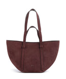 Abro Suede Cosmo Medium bolsa shopper bordeaux