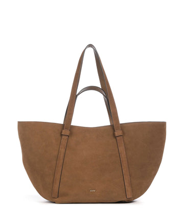 Abro Suede Cosmo Large bolsa shopper camel