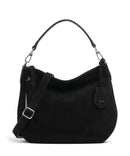 Abro Suede Juna Small Saco de balde black/nickel