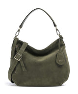 Abro Suede Juna Small Saco de balde oliv