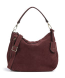 Abro Suede Juna Small Saco de balde bordeaux