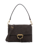 Abro Suede Temi Stitch Bolsa tiracolo dark brown