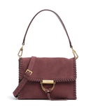 Abro Suede Temi Stitch Bolsa tiracolo bordeaux