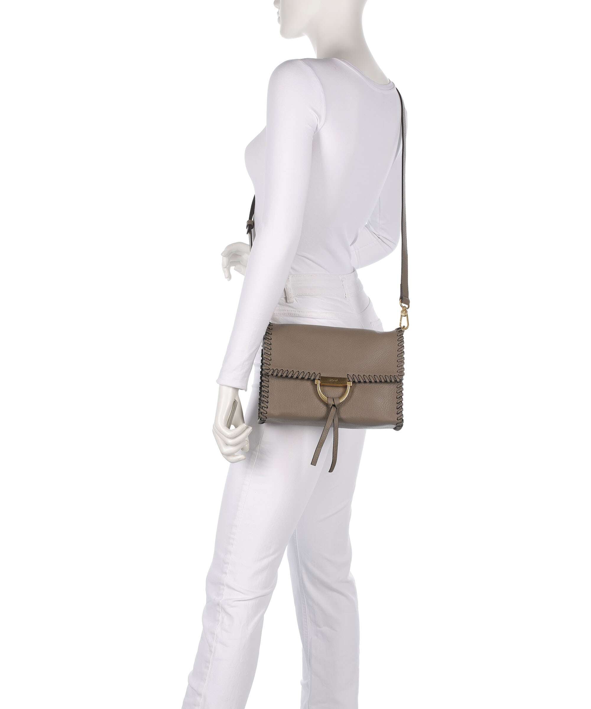 Abro Dalia Temi Stitch Shoulder bag tope