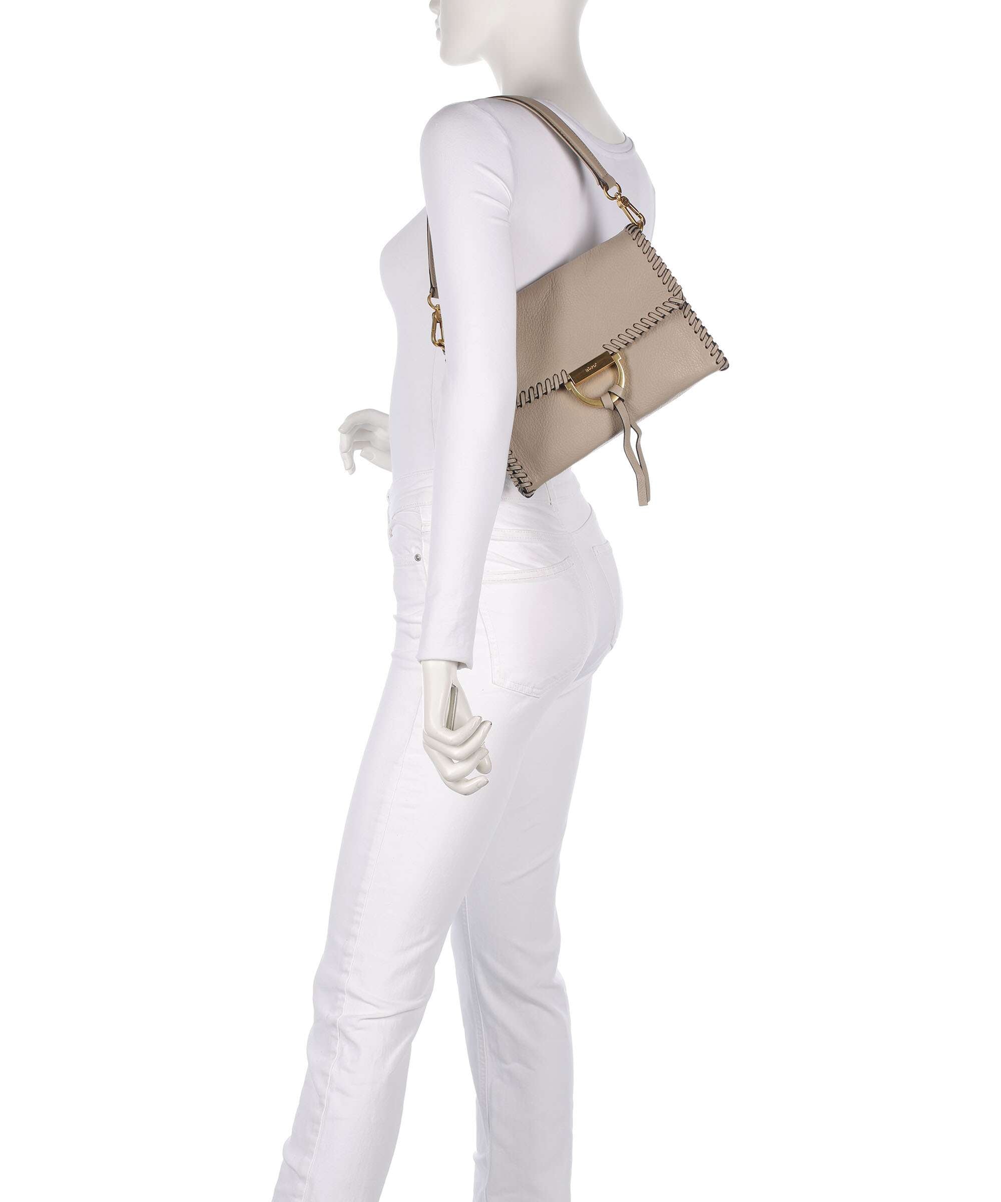 Abro Dalia Temi Stitch Shoulder bag siena