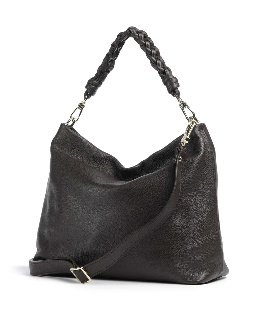Abro Dalia Soley Hobo bag dark brown
