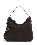 Abro Suede Carina Saco de balde dark brown
