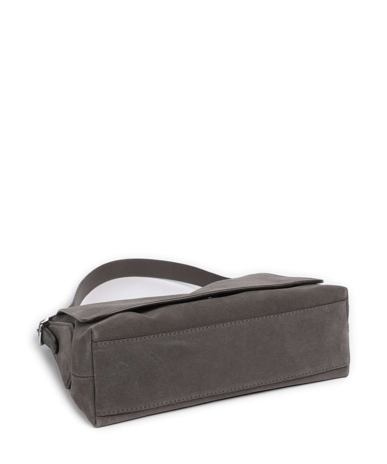 Abro Suede Carina Hobo bag grey