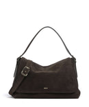 Abro Suede Carina Saco de balde dark brown