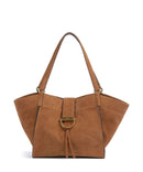 Abro Suede Temi bolsa shopper cuoio