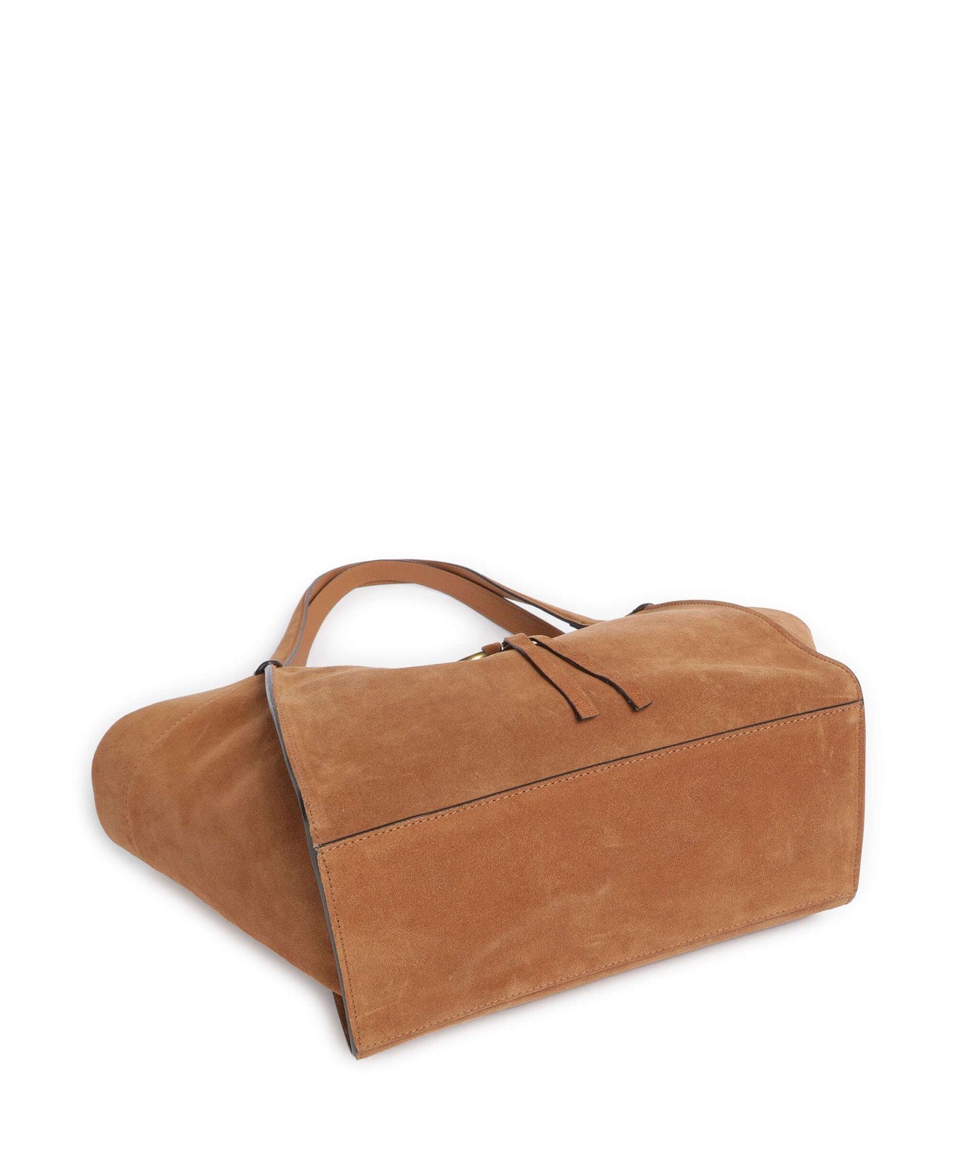 Abro Suede Temi Tote bag cuoio