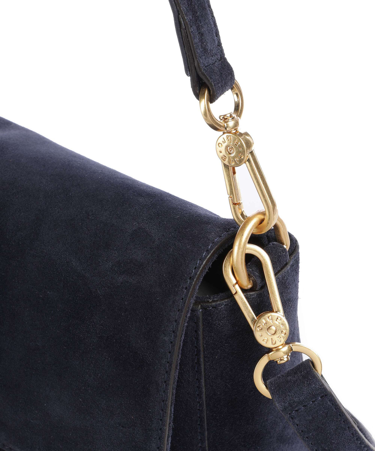 Abro Suede Temi Shoulder bag navy