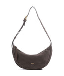 Abro Suede By My Side Small Bolsa tiracolo dark brown