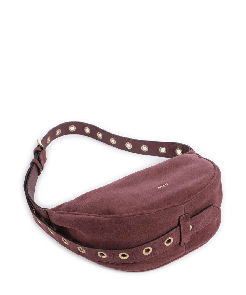 Abro Suede By My Side Small Shoulder bag bordeaux