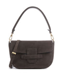 Abro Suede Camilla Bolsa tiracolo dark brown