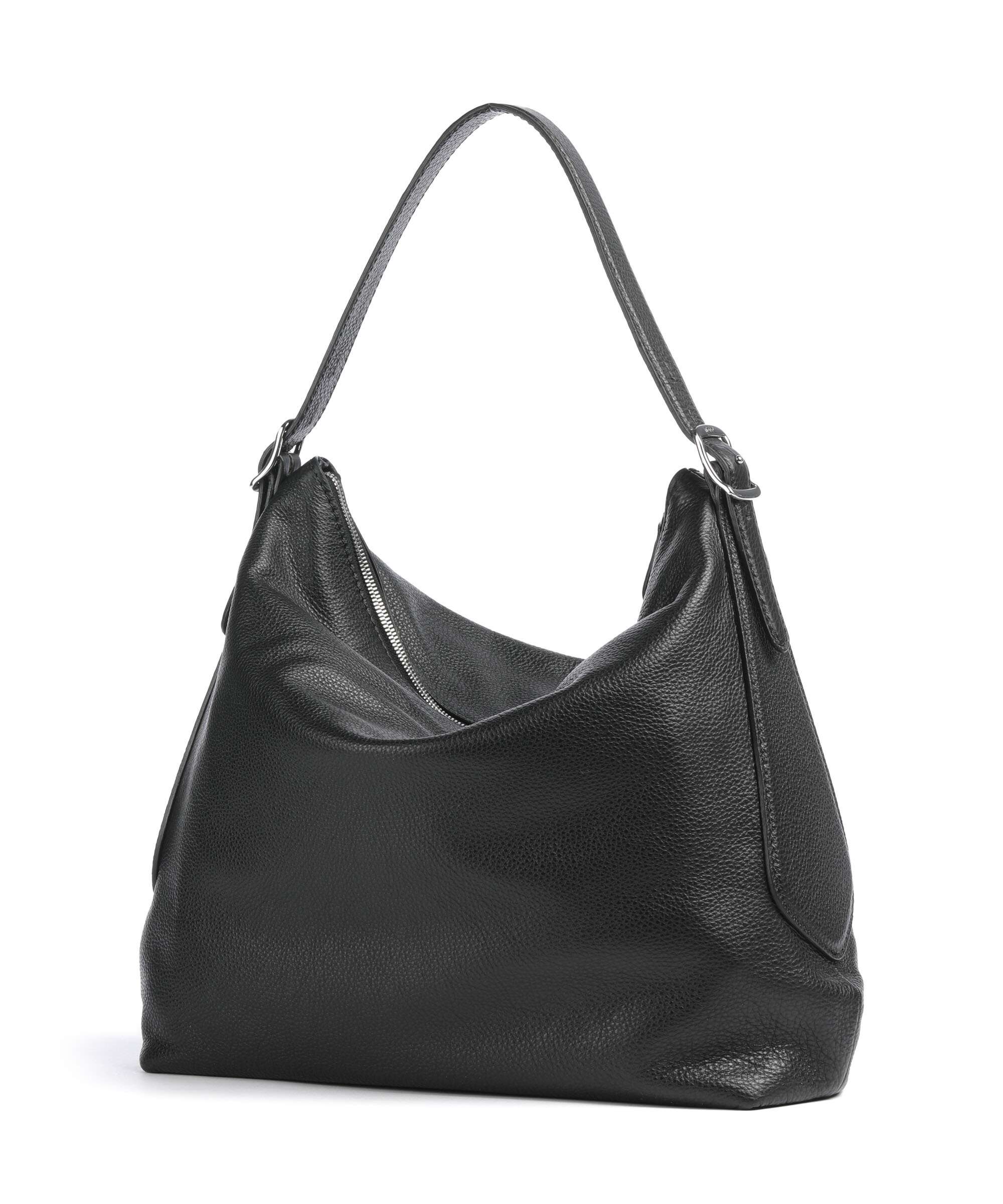 Abro Agave Carina Hobo bag black/silver