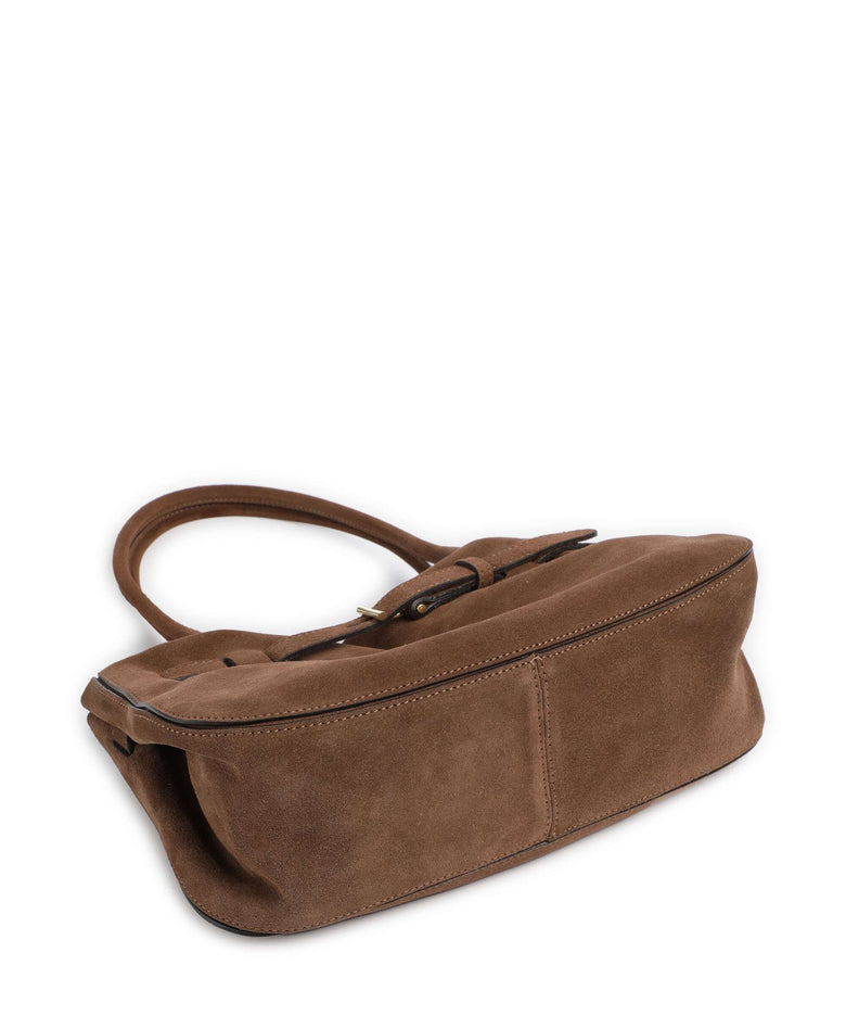 Abro Suede Jill Shoulder bag wood