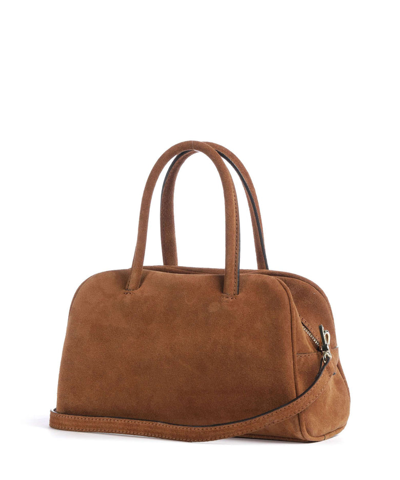 Abro Suede Amara Handbag cuoio