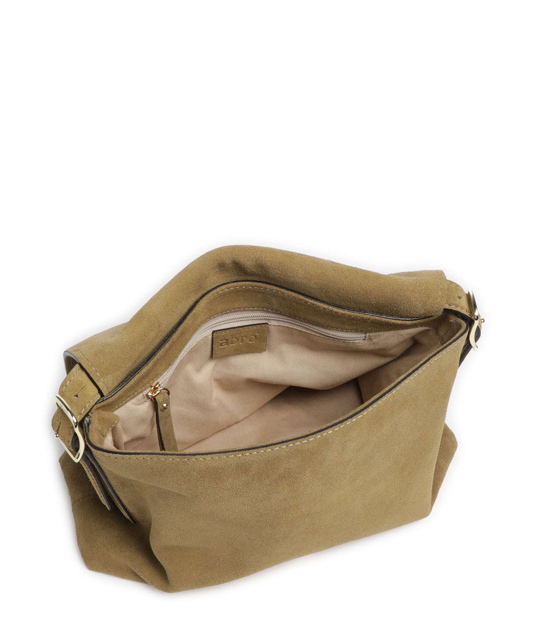 Abro Suede Carina Shoulder bag mud