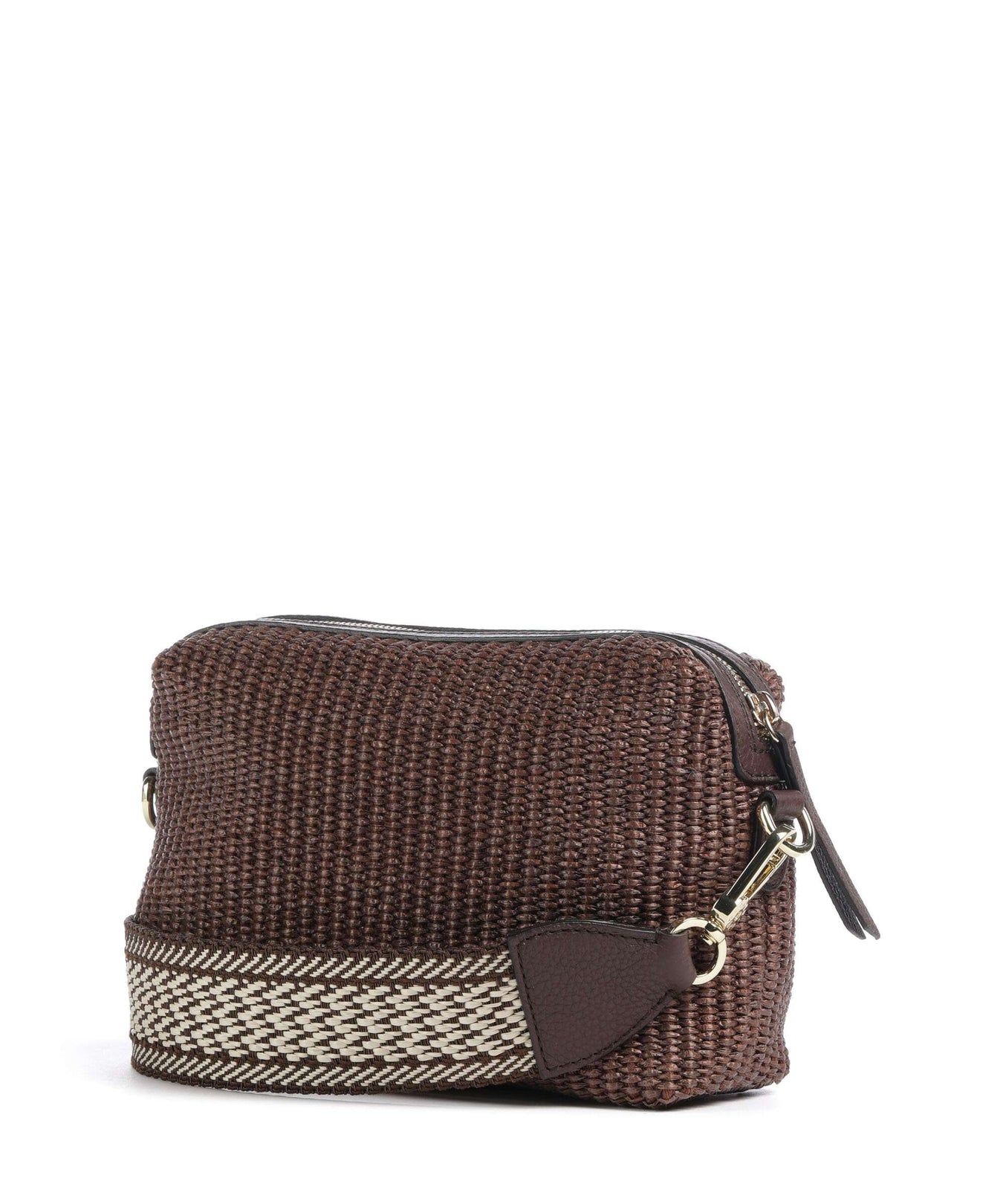 Abro Raffia Kaia Crossbody bag wood