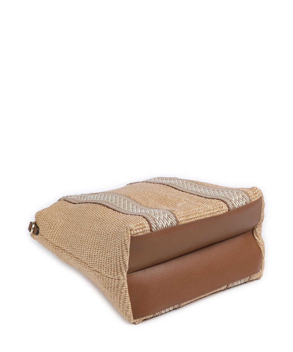 Abro Raffia Kaia Handbag natural