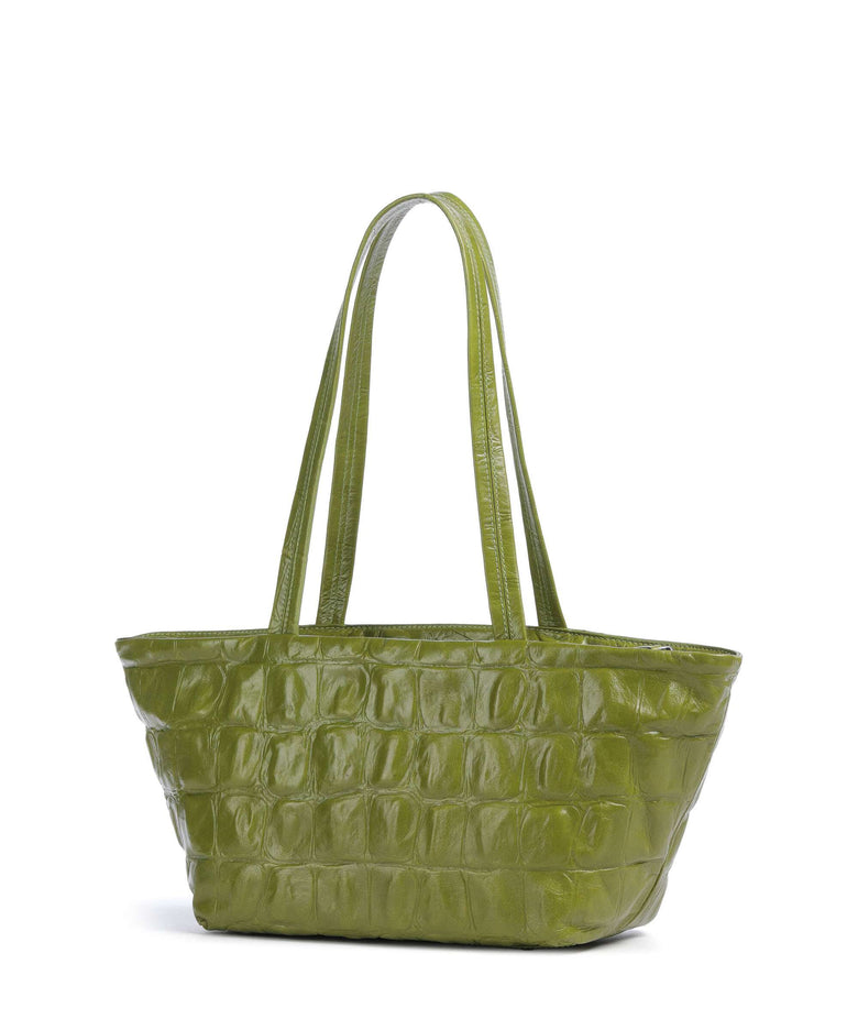 Abro Maxi Cocco Alba Shoulder bag lime