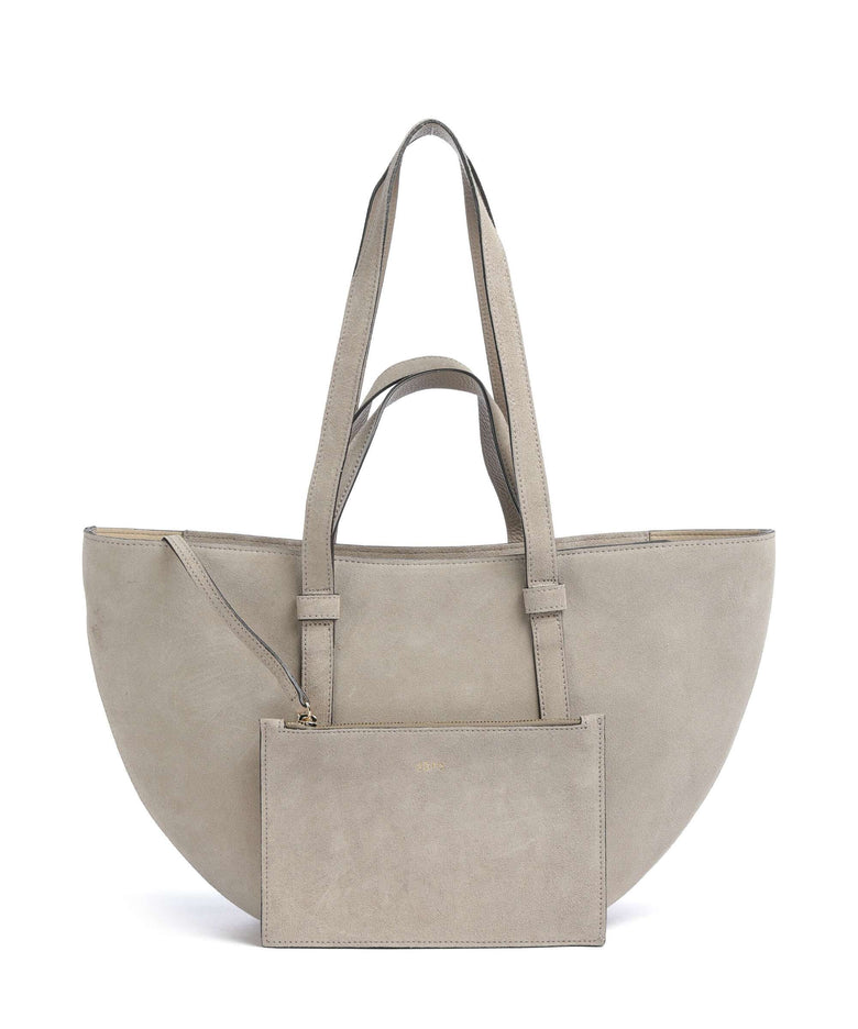 Abro Suede Cosmo Medium Tote bag siena